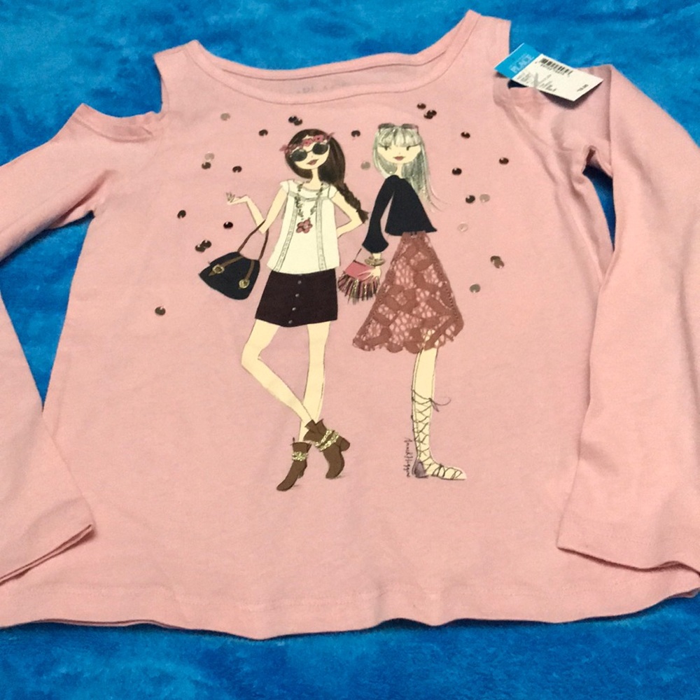 Really sweet cold shoulder long sleeve top